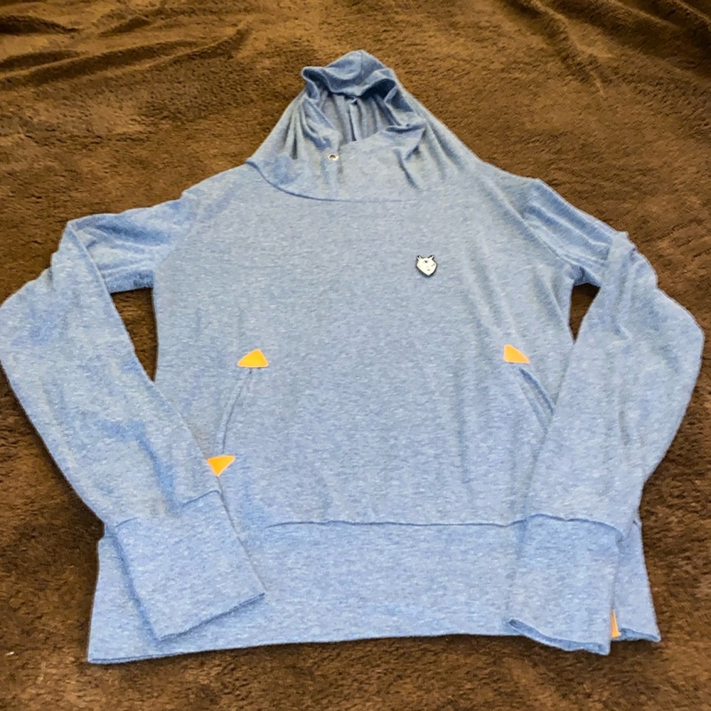 Pullover tshirt material hoodie